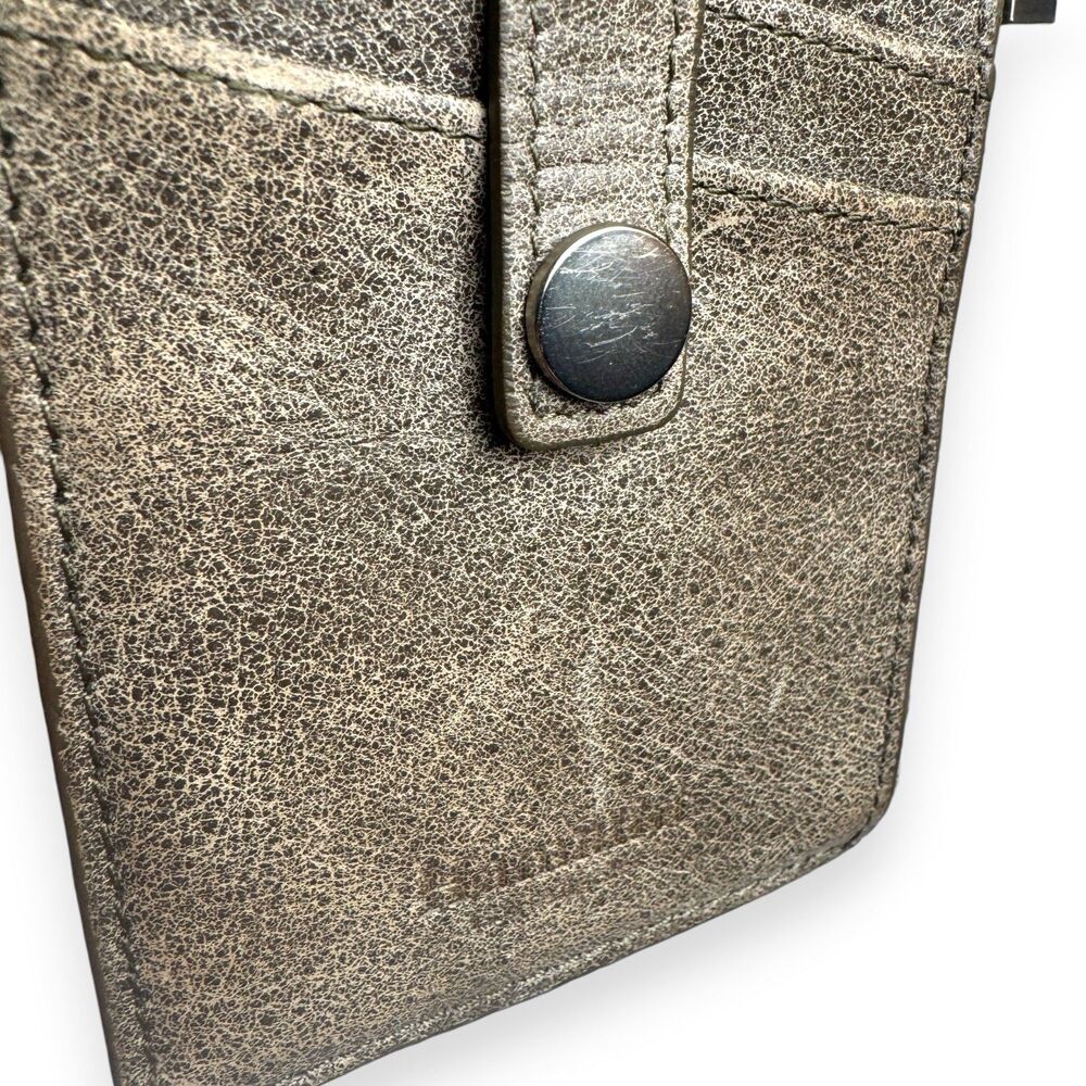 Hammitt 210 West Pewter Leather Wallet Zip ID Card Case EUC - Picture 12 of 14